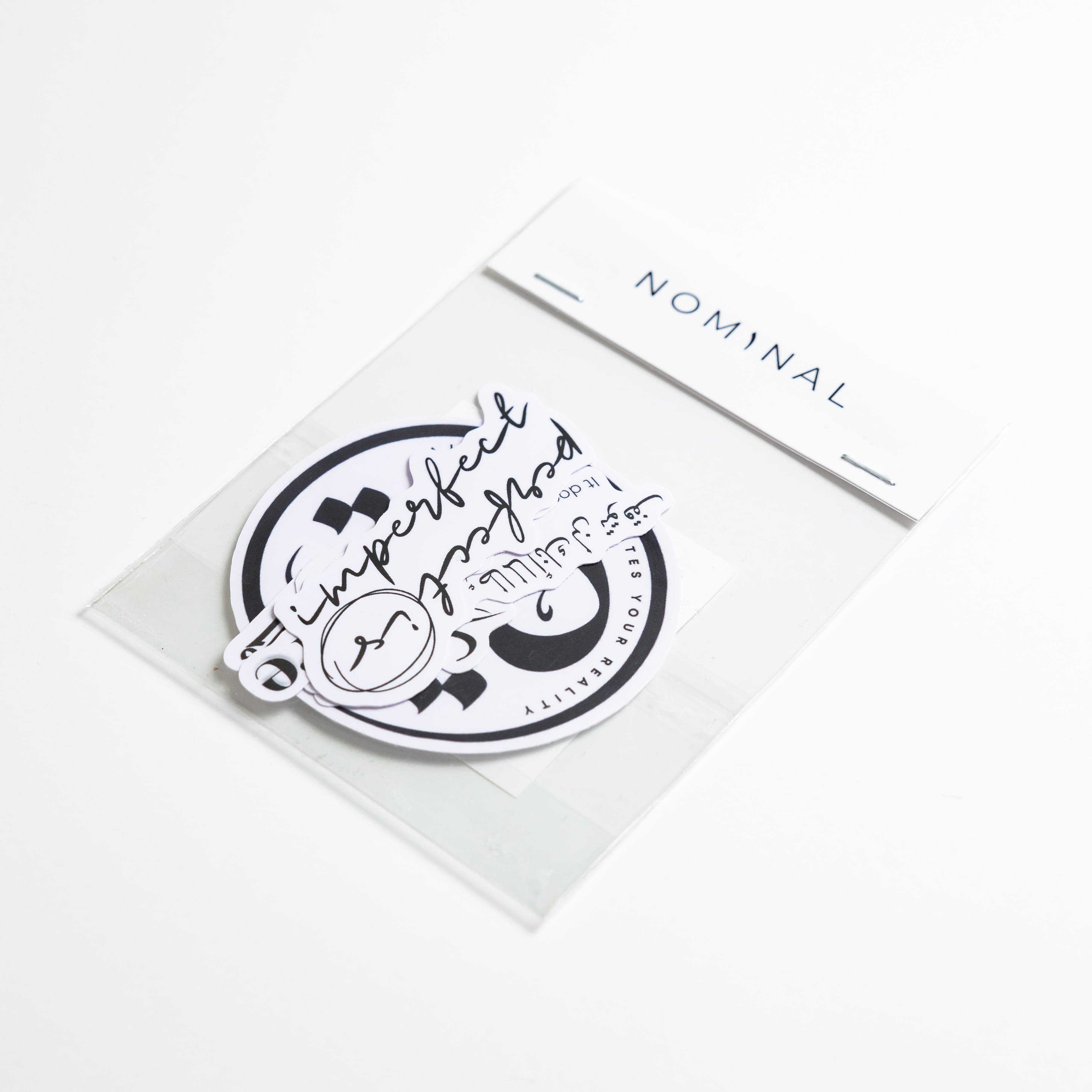 Empowerment sticker pack showcasing five motivational stickers perfect for journaling.