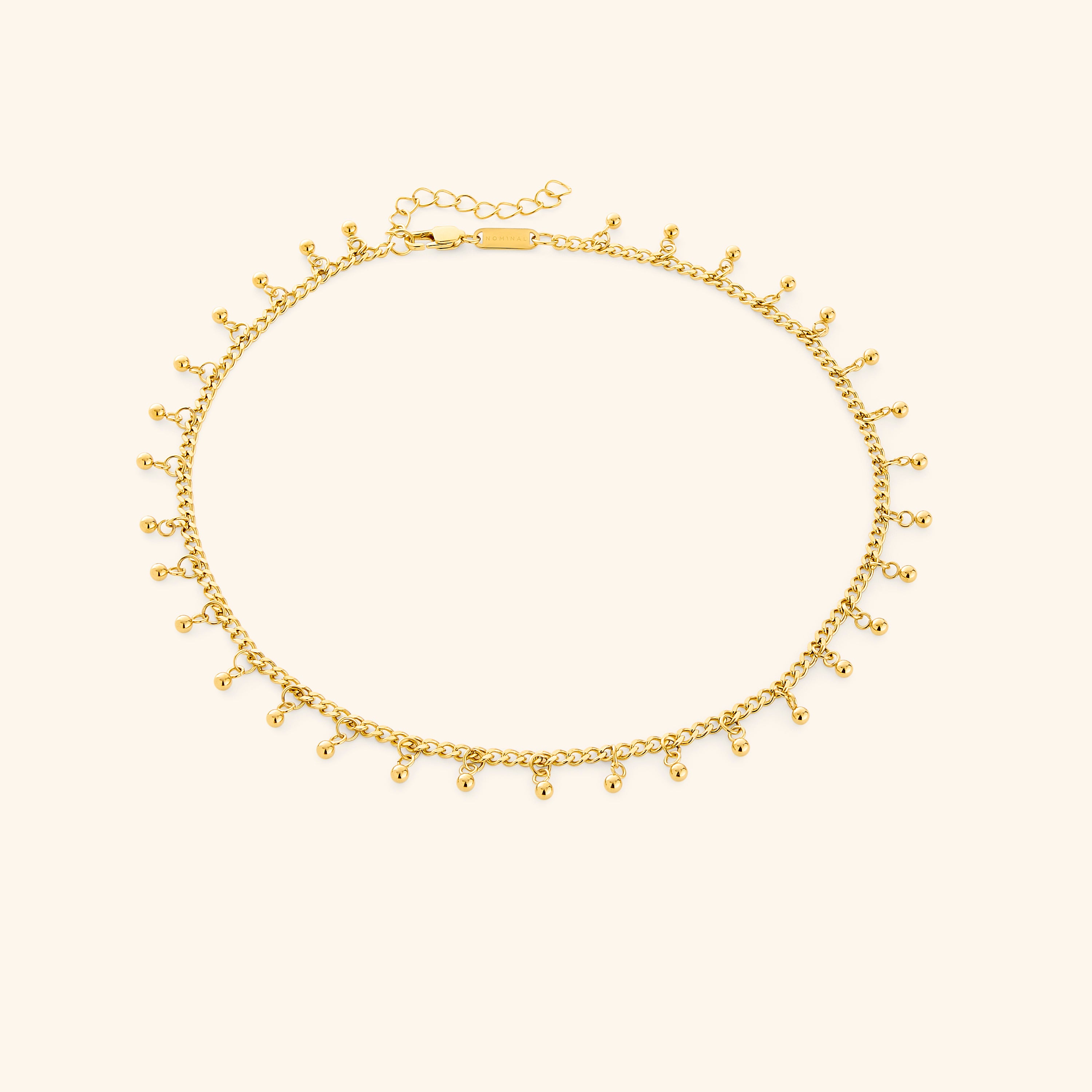 Affordable charms choker bracelet showcasing its detailed design.