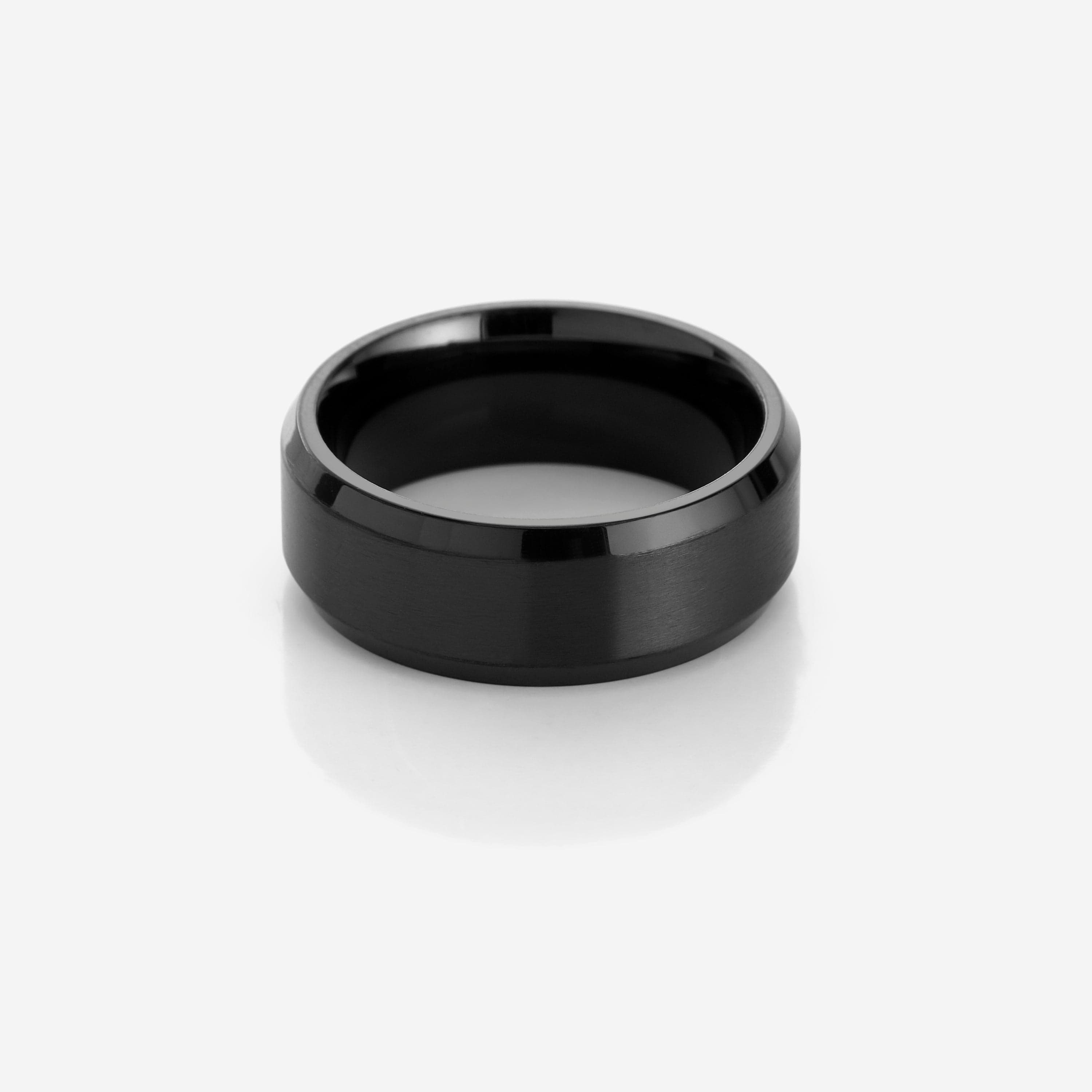 Velvet pouch packaging with stainless steel band, perfect for gifting affordable fashion accessories for men