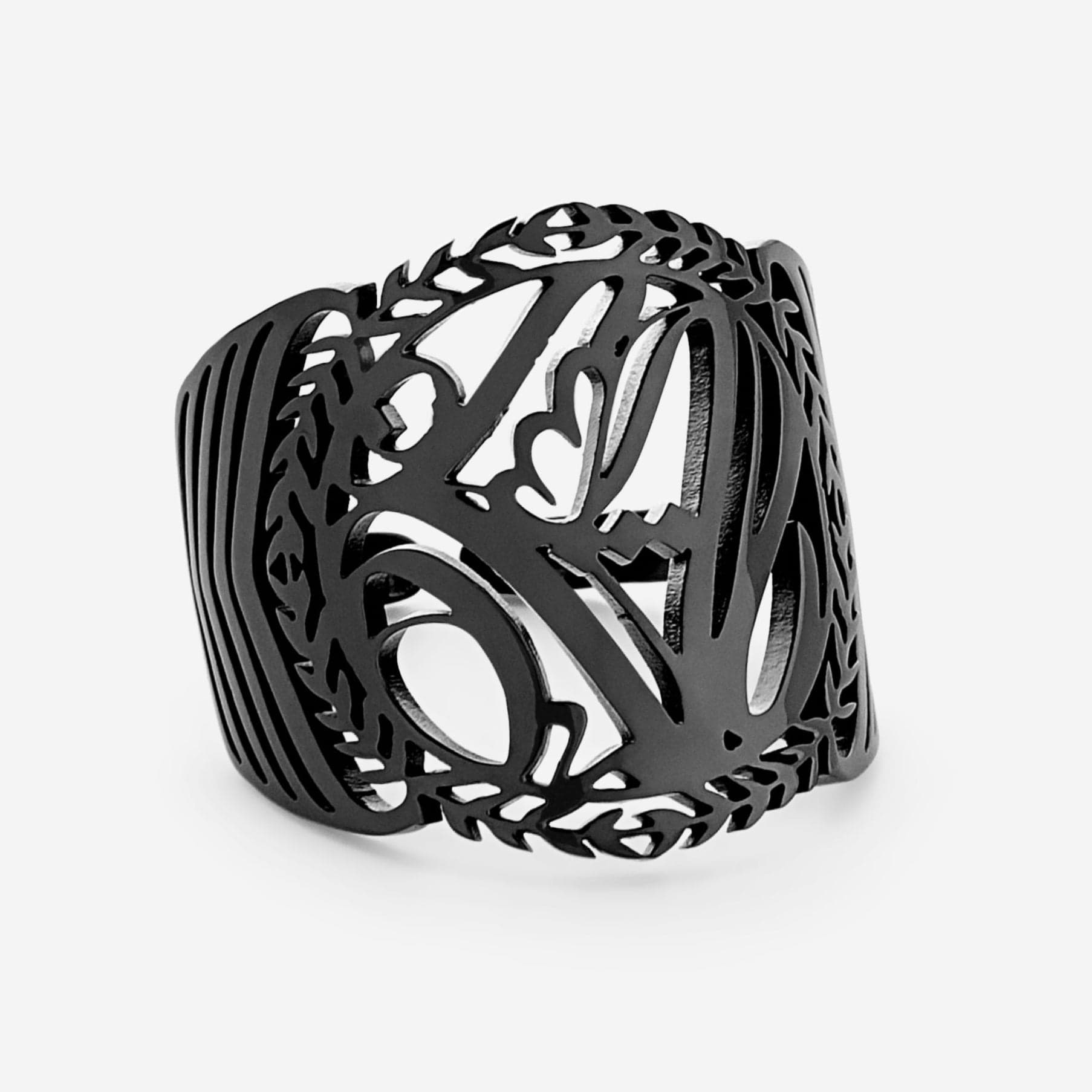 Sufficient Strength Ring displayed in a Nominal Velvet Pouch, perfect for gifting