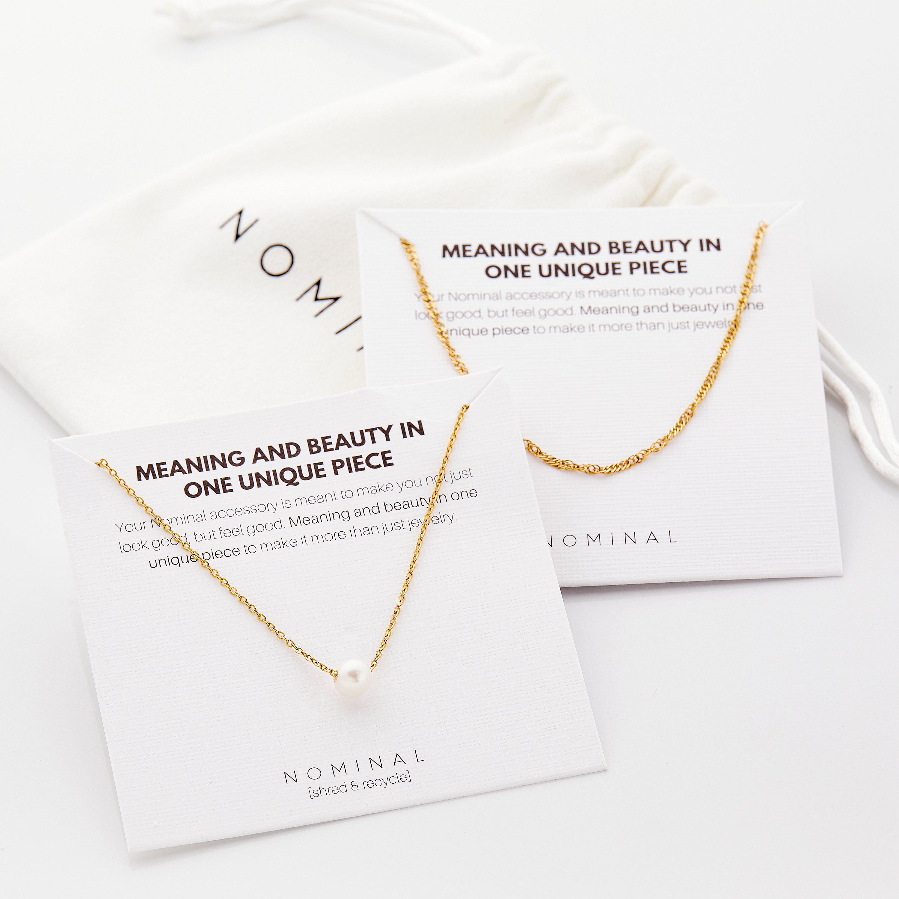 Elegant pearl necklace worn with casual attire, demonstrating its versatility in layered styles.
