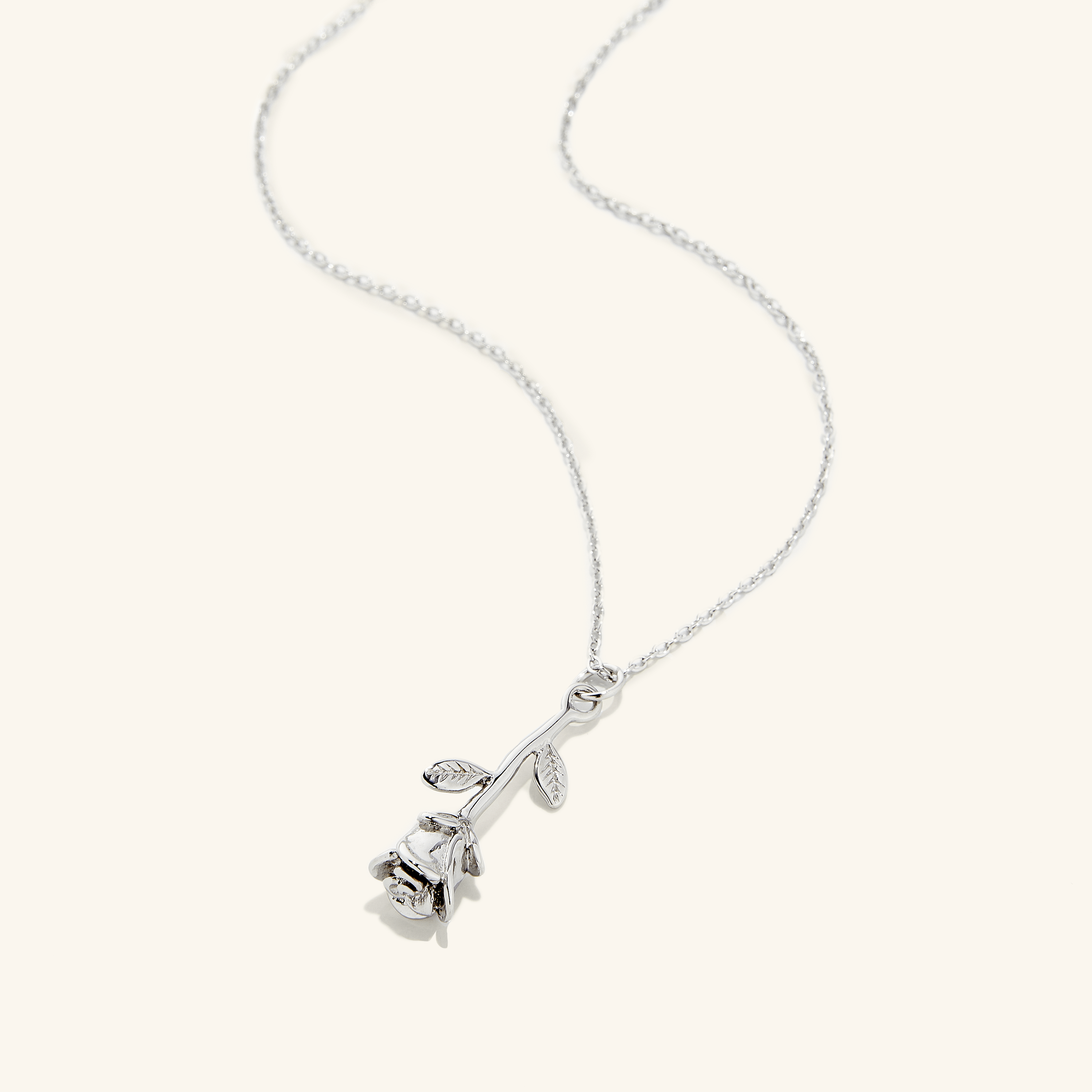 Blooming Elegance Gold Necklace on a model, highlighting its elegant design at 22 inches.