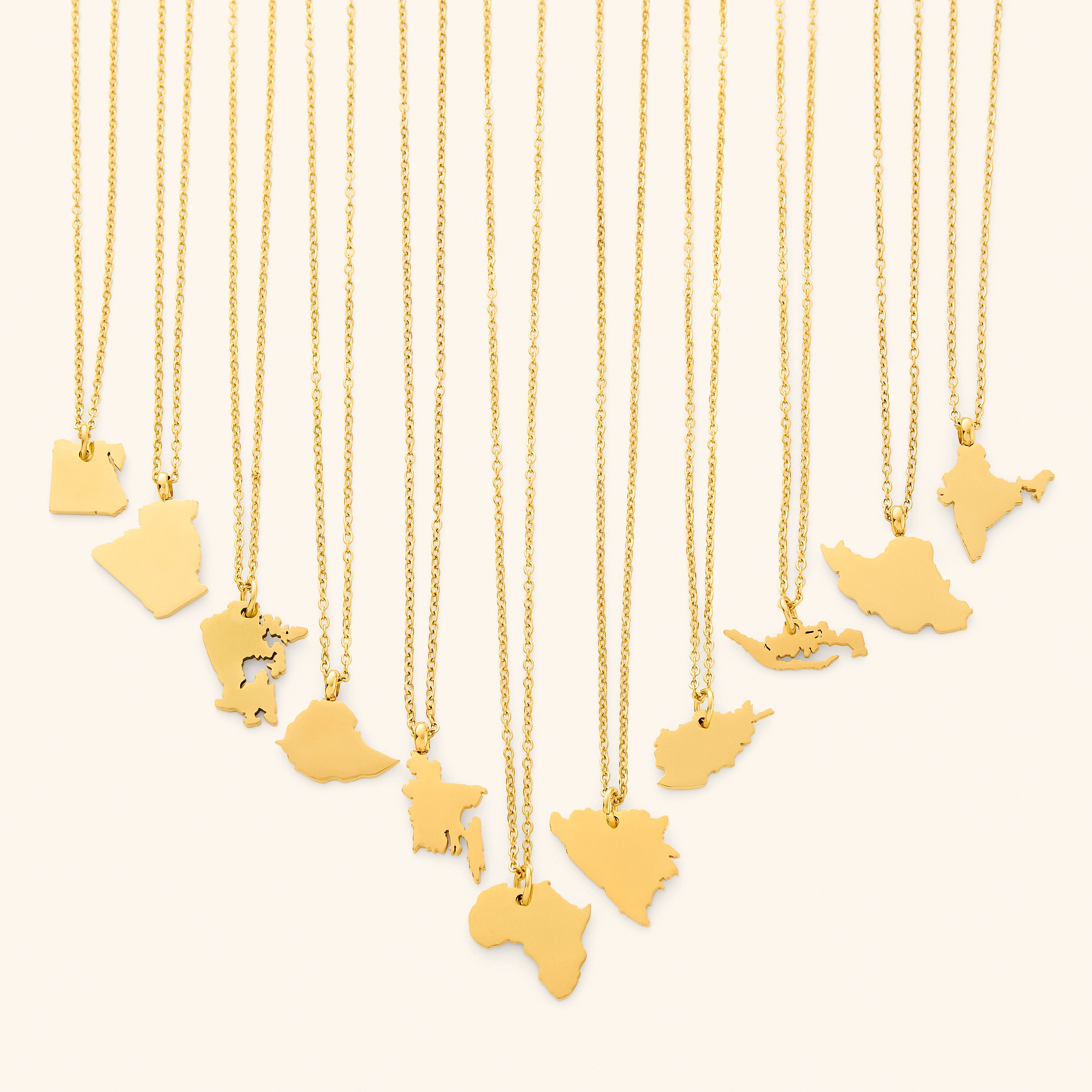 The necklace displayed on a velvet pouch, highlighting its luxurious packaging.