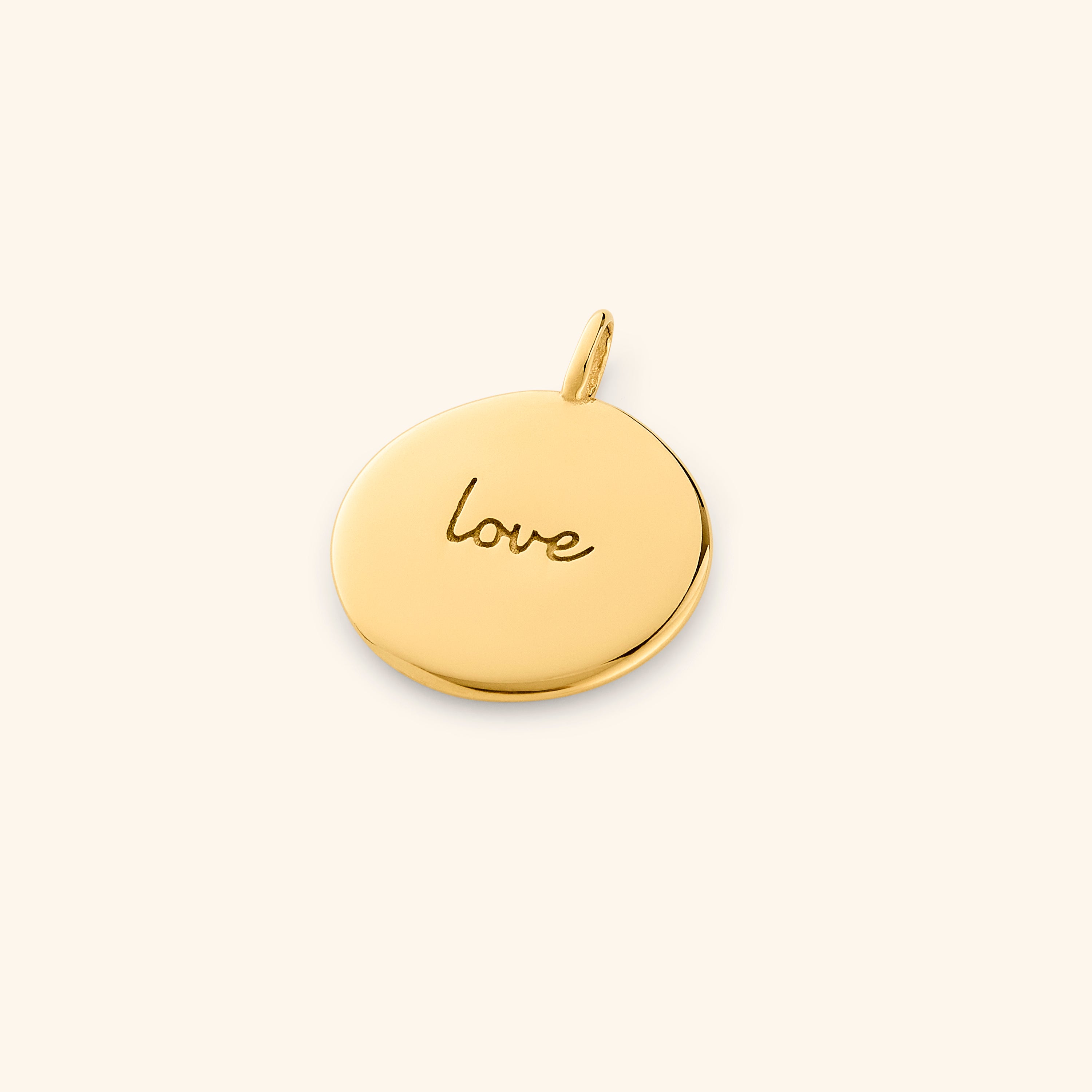 Eternal Love Charm layered on a stylish necklace, perfect for gifting.