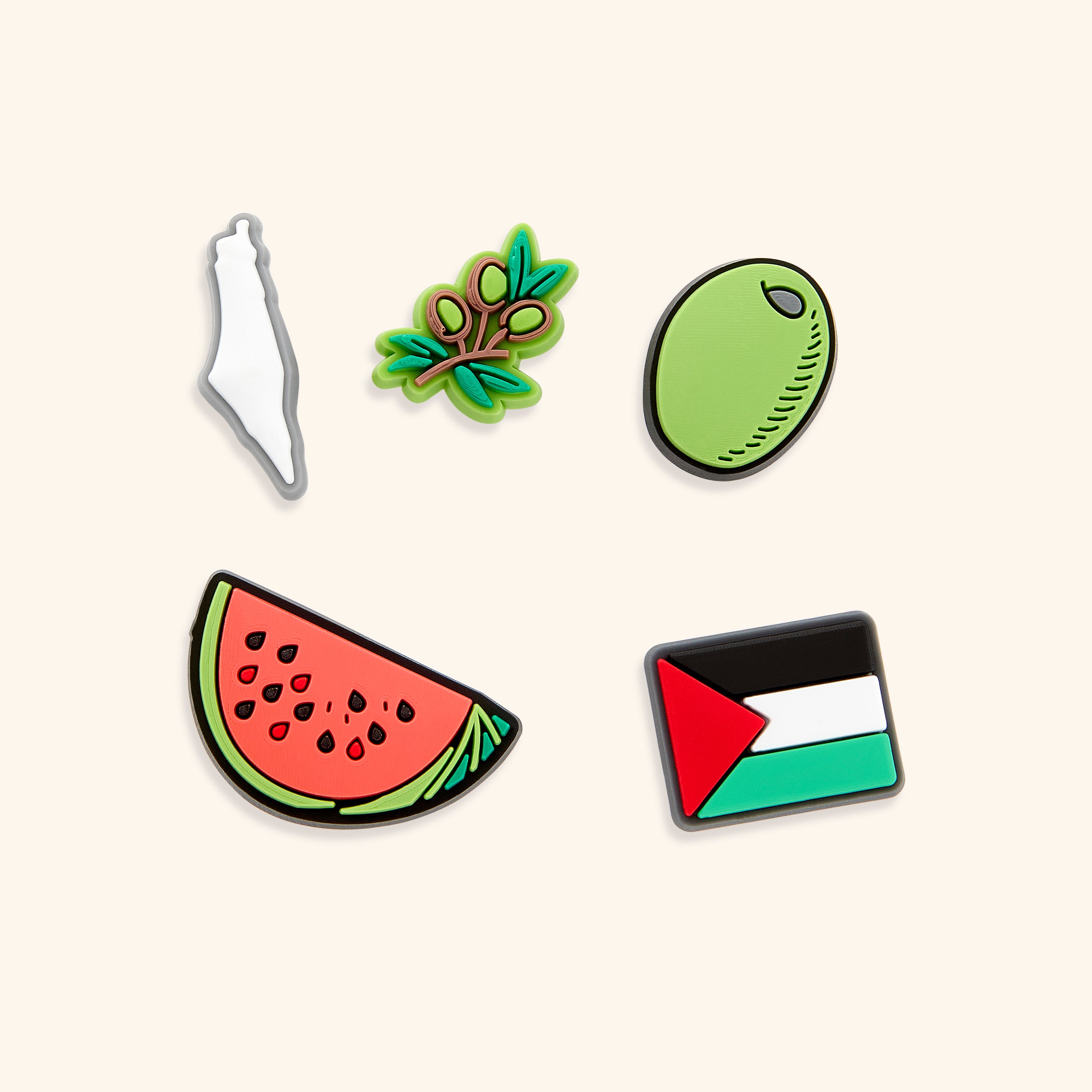 Heritage Charm Collection featuring the olive branch symbol representing peace.